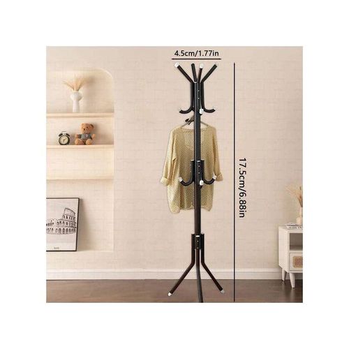 product_image_name-Generic-علاقة معاطف مع خطافات للسترة والحقيبة والوشاح للمدخل وغرفة النوم-2