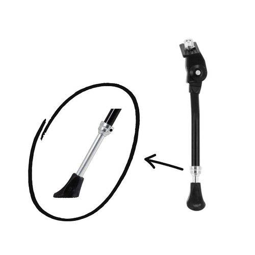 Béquille Latérale Vélo En Aluminium - Pour VTT, Vélo De Ville, Trekking - Installation Facile, Antirouille