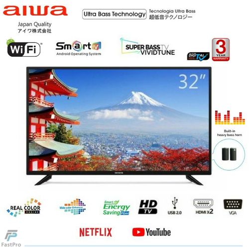 Aiwa SMART TV 32&quot; HD / Wi-Fi / DVBT2 - Super Bass Hypersound Quality