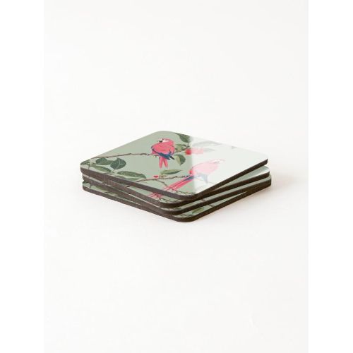 product_image_name-Generic-4 Dessous de Verre perroquets sur une branche sous tasse unique -3