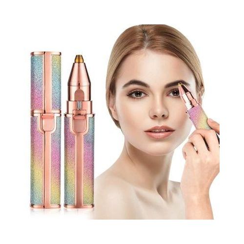 product_image_name-Generic-Mini tondeuse à sourcils Portable, double tête de coupe, maquillage du visage, Bikini, aisselles, rasoir indolore pour femmes-1