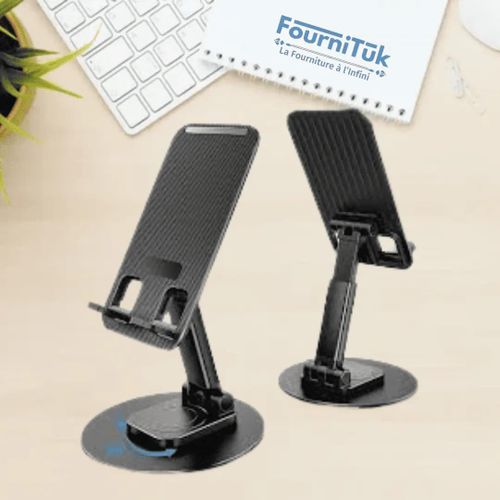 product_image_name-Generic-Support Téléphone Bureau Multifonction – Rotation 360° Réglable & Stable pour Smartphone et Tablette-2