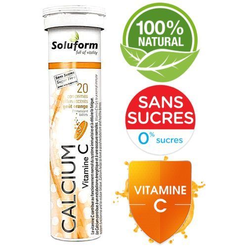 product_image_name-Soluform-الفيتامين س و الكالسيوم 100% طبيعي بدون سكر 20 قرص-1