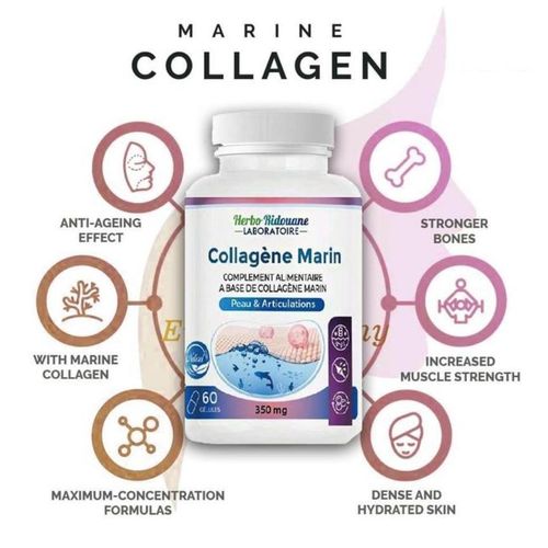 product_image_name-Herbo Ridouane-Complément Alimentaire à Base de Collagène Marin - Meilleur supplément de collagène marin pour adultes, soutien de la peau, des cheveux, des ongles et des articulations, capsules peptidiques de collagène marin biologique.-3