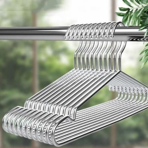 product_image_name-Generic-مجموعة من 20 شماعة ملابس معدنية صلبة-2