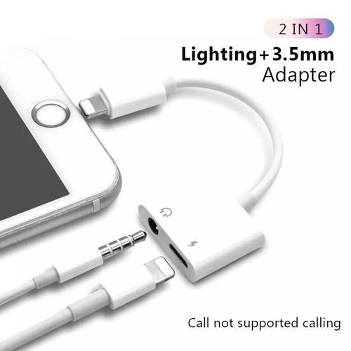product_image_name-Generic-mh030 adaptateur 2en1 pour iPhone ipad , séparateur, Jack 3.5mm, câble Aux, écouteurs, charge d'écoute, connecteur-2