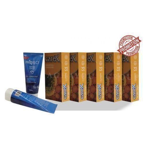 product_image_name-Generic-Carex Jelly PRÉSERVATIFS CAREX 5 BOITE DE 12 CONDOMS DIFFÉRENTS ARÔMES ET GEL LUBRIFIANT-1