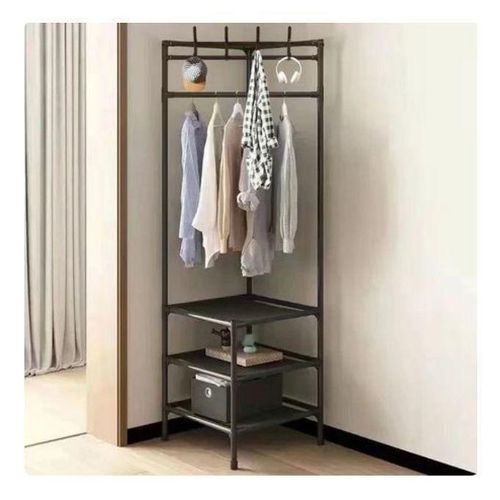 product_image_name-Generic-Porte-manteau d'angle, support de rangement, présentoir de vêtements et chaussures, coin de chambre-4