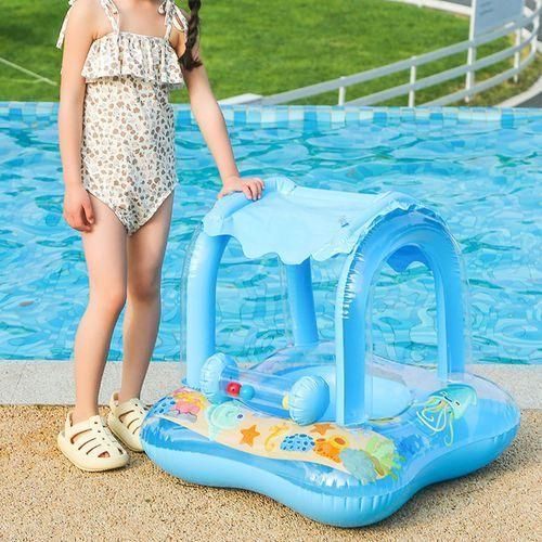 product_image_name-Generic-Bouée de Natation Gonflable Avec Pare Soleil Pour Bébé-2