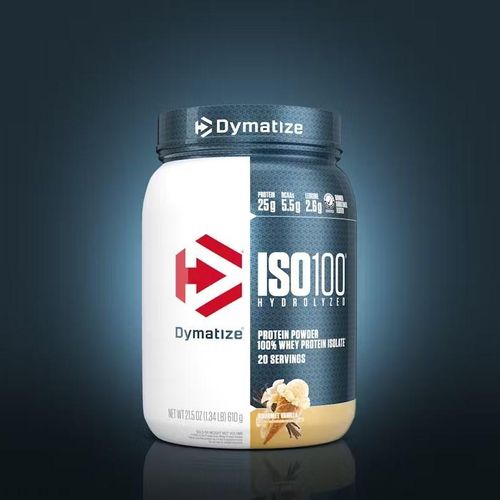product_image_name-Dymatize-ISO100 المحلل بالماء بالفانيليا الفاخرة 100% عزل بروتين مصل اللبن - 610 جم-1