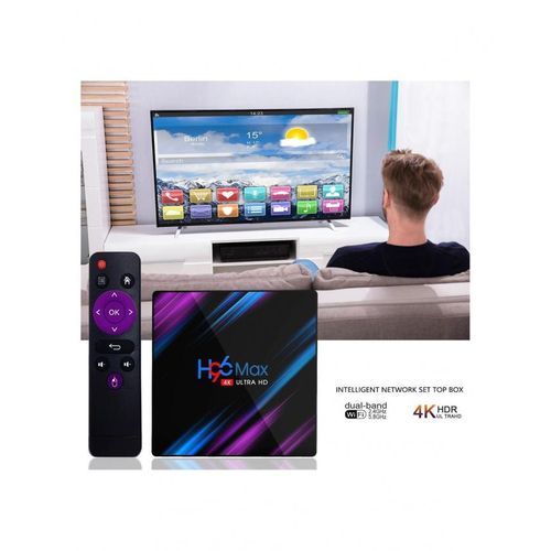 H96 Nouvelle TV Box H96 MAX ANDROID 9 AVEC 4GB RAM ET 64 GB ROM