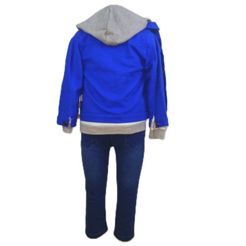 product_image_name-Generic-طقم أولاد 3 قطع – سترة بقلنسوة، تي شيرت مطبوع، وجينز – أزرق-3