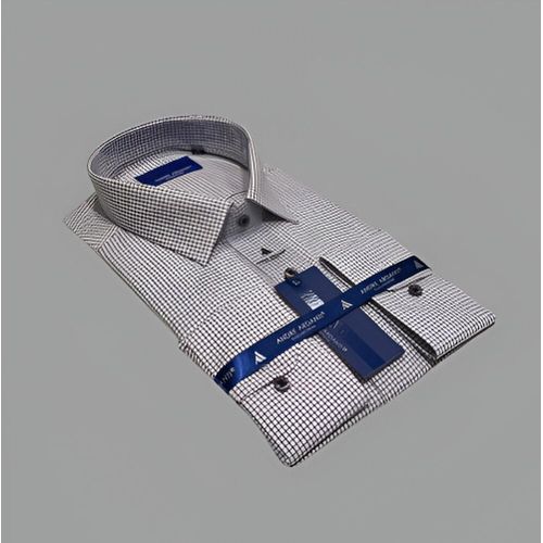 product_image_name-Andre Ardanti-Chemise Business Casual à Motifs Carreaux Harvey en Noir-2