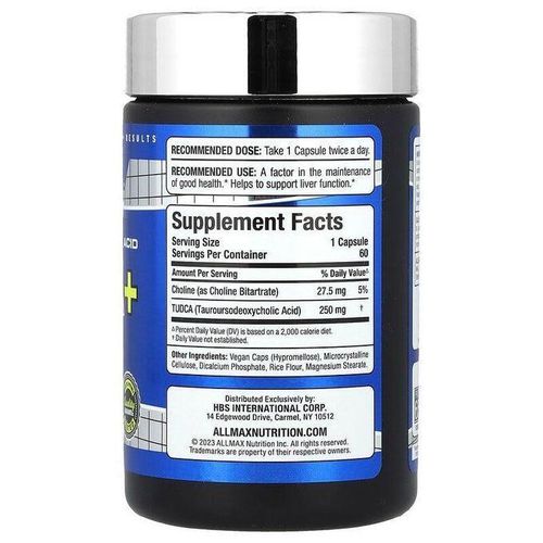 product_image_name-ALLMAX-TUDCA, Protection du foie, 60 capsules-2