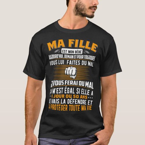 Tee shirt papa pas hotsell cher