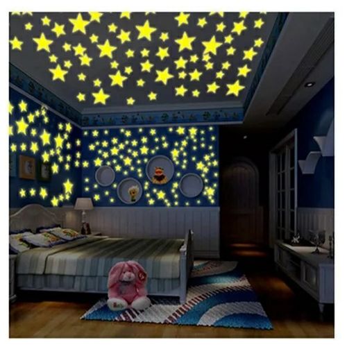 product_image_name-Generic-20 Etoiles Lumineuses Autocollant Fluo Plastique deco chambre bebe-2