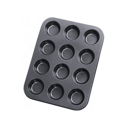 product_image_name-Generic-Moule de gateau à muffins pour 12 muffins et fond muffins en silicone 12 pcs-2