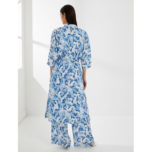 product_image_name-Koton-Kimono Pour Femme - Bleu-4