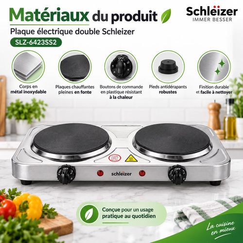 Schleich Plaque Électrique Double – 2000 W - image 3
