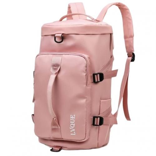 Sac de sport avec compartiment à chaussures Tissu Oxford Imperméable Rose