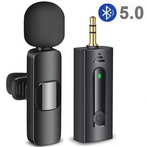 Microphone sans fil K35 compatible avec Smartphone, camera DSLR, ordinateur  portable, MacBook, et les appareils jack 3.5.