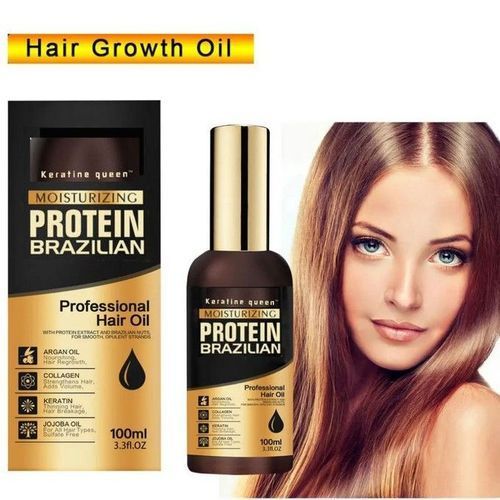 keratine queen Moisturizing Protein Brazilian huile de cheveux 50