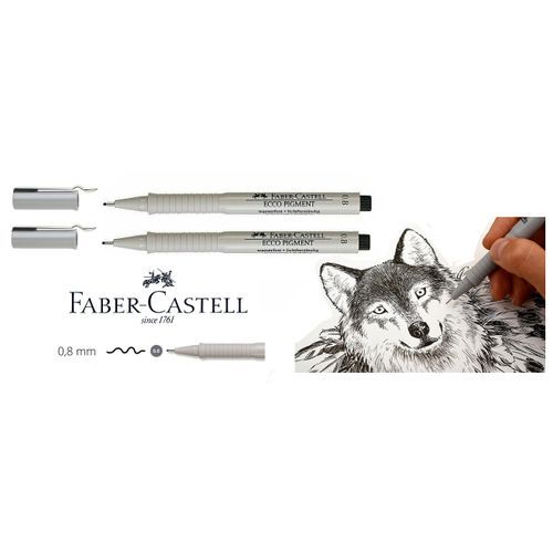 Stylo feutre Faber-Castell - pointe 0,8mm