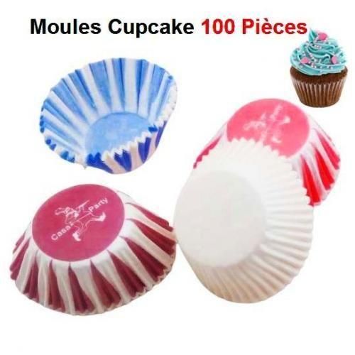 product_image_name-Generic-قوالب كب كيك متعددة الألوان، 100 قطعة - أكواب خبز دائرية للمفن-1