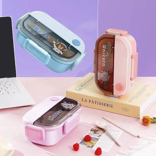 product_image_name-Generic-Coffret Repas Bleu Compartiment Inox-6