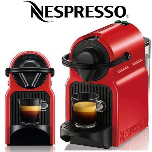 Nespresso INISSIA Rouge Cafétière 19 Bar Haute Pression Machine À Cafe Capsule CREMA Plus