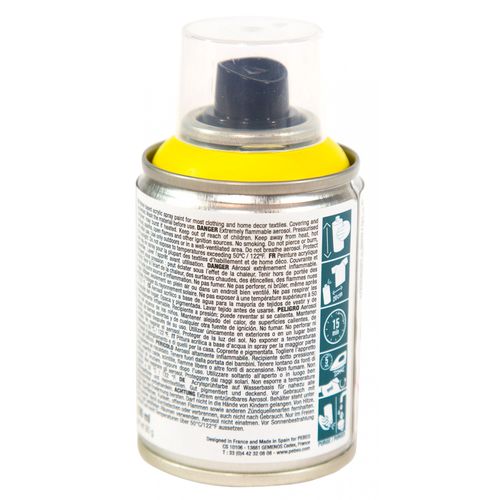 Peinture - Teinture pour textile Noire en aerosol - bombe 400ml