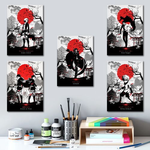 product_image_name-Generic-Epic Bloody Style Main Anime Characters, Collection 3, 12 Poster A5-2