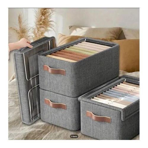 product_image_name-Generic-Boîte de rangement pliable 6 pièces avec couvercle - pratique et de grande capacité-2