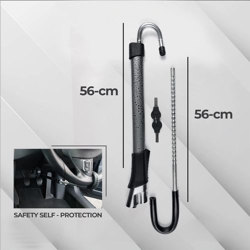 Serrure antivol Standard de frein et volant rétractable double crochet En  Acier Inoxydable - قفل مضاد للسرقة فرامل وعجلة قيادة من الفولاذ المقاوم  للصدأ - Letshop.dz