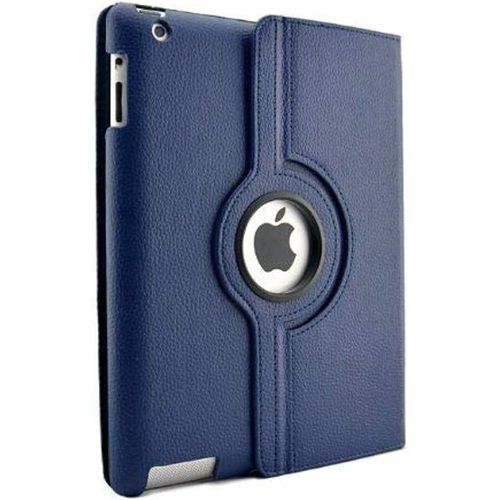 product_image_name-Generic-Coque effet Cuir 360° Rotation et support Protection Pour ipad 2-3-4  -blue-1