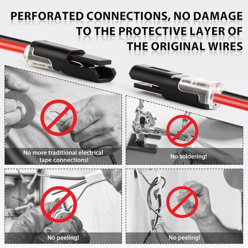 product_image_name-Generic-مجموعة من 30 موصل كبل ذو دبوسين – التثبيت السريع 18-22 AWG-8