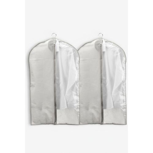 product_image_name-Generic-Pack de 2 Housses de Vêtements 60x100cm - Grises-1