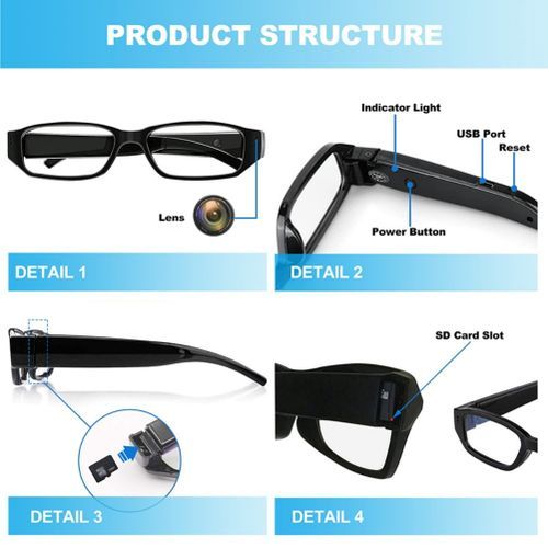 product_image_name-Generic-Lunettes de vue Camera avec enregistreur vidéo-3