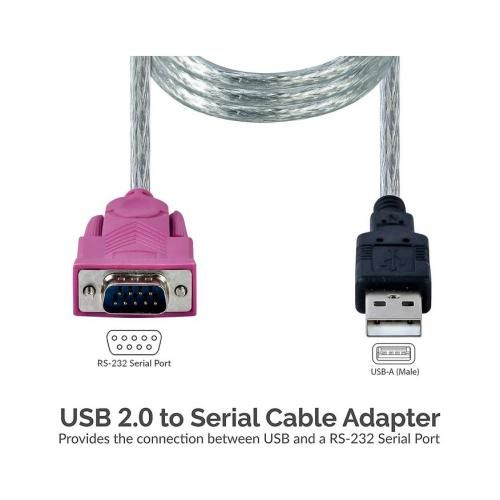 Adaptateur USB pour périphérique série (DB9)