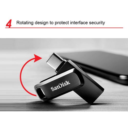 SanDisk USB Drive Type-C - Clé USB 3.1 Type-C 128 Go - Clé USB - SanDisk