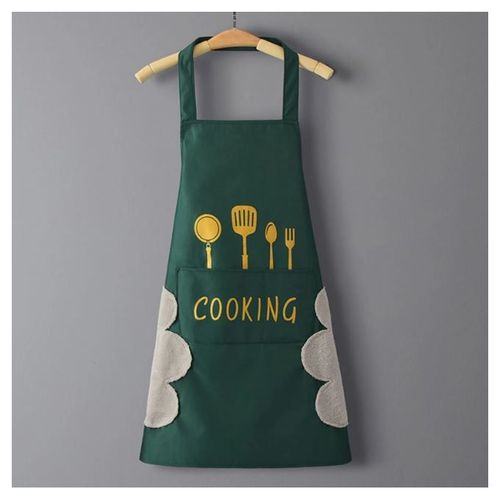 product_image_name-Generic-مريلة مطبخ مقاومة للماء والزيت بجيب كبير-2