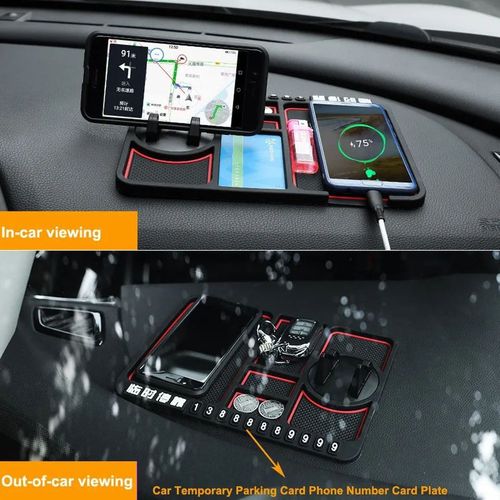 Support De Téléphone De Voiture Tapis Antidérapant De Voiture 360