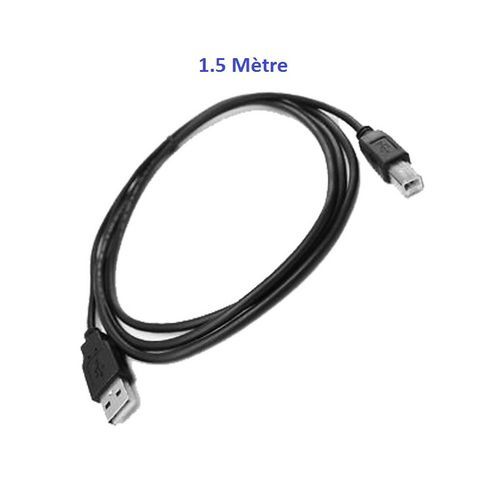 CABLE USB POUR IMPRIMANTE 1.5M NOIR