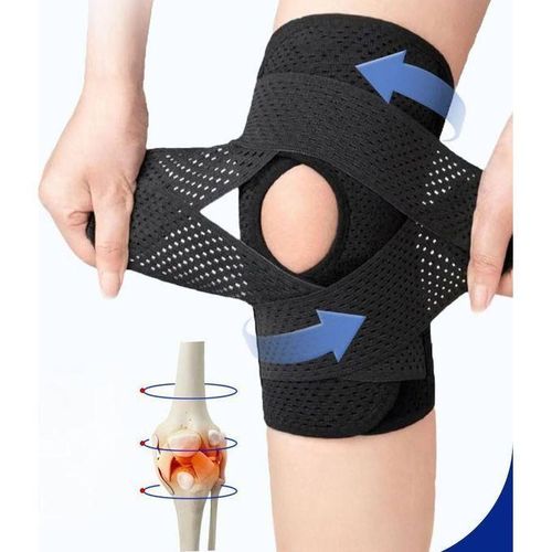 product_image_name-Generic-Genouillère, idéale pour le sport en été, fine et en maille, 1 pièce, unisexe, facile à porter, respirante et offrant une grande liberté de mouvement, maintien optimal, pour la santé et l'exercice-1