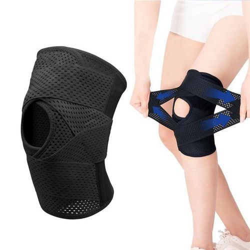 product_image_name-Generic-Genouillère, idéale pour le sport en été, fine et en maille, 1 pièce, unisexe, facile à porter, respirante et offrant une grande liberté de mouvement, maintien optimal, pour la santé et l'exercice-2