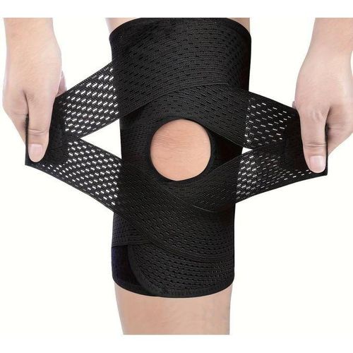 product_image_name-Generic-Genouillère, idéale pour le sport en été, fine et en maille, 1 pièce, unisexe, facile à porter, respirante et offrant une grande liberté de mouvement, maintien optimal, pour la santé et l'exercice-3