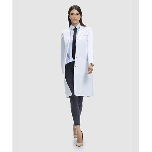 Generic Blouse Blanche Femme Chimie Medical, 100% Coton, Coupe