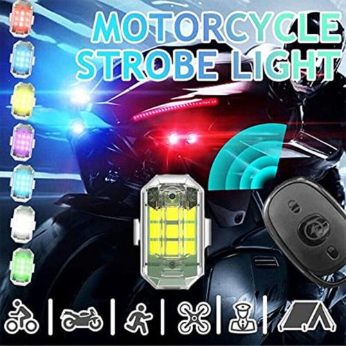 Generic Éclairage Stroboscopique à LED pour Voiture et Moto - Télécommande  et Étanche(2p) à prix pas cher