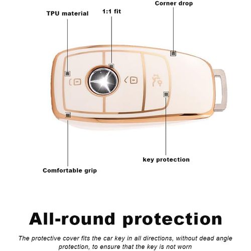 product_image_name-Generic-Coque de protection en TPU Cach pour Mercedes E S G Class C GLC CLE CLA GLB GLS-4