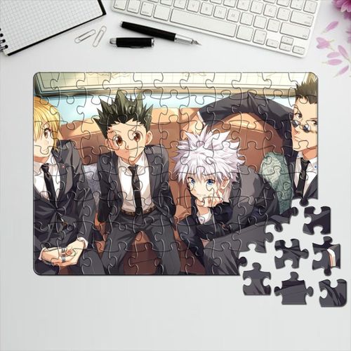 product_image_name-Generic-Puzzle Hunter X Hunter Gon Killua Kurapika Leorio Anime Style 2 - Game & Toy For kids And Adults 88Pcs-1